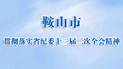 鞍山市贯彻落实省纪委十三届二次全会精神