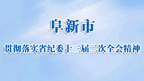 阜新市贯彻落实省纪委十三届二次全会精神