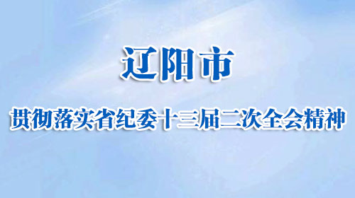 辽阳市贯彻落实省纪委十三届二次全会精神